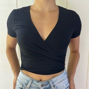 Brandy Melville Wrap Top